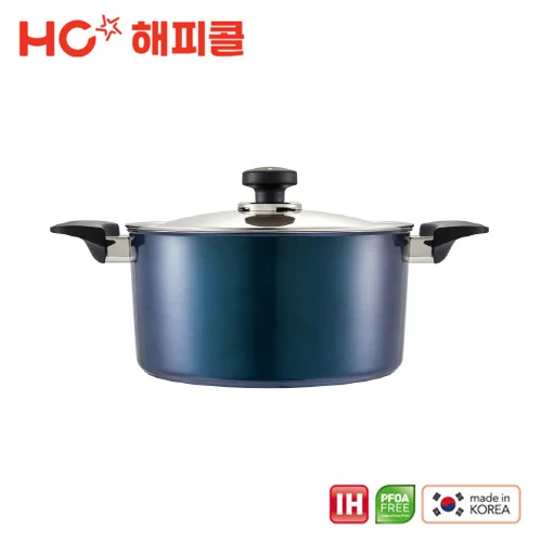 해피콜 포텐셜 티타늄 IH 곰솥냄비 24cm 클래식블루 / 품번 : 3003-1331-11 3003-1331-11