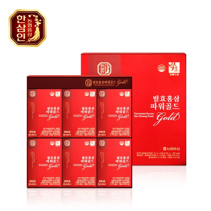 [한삼인] 발효홍삼 파워골드 50ml*60포