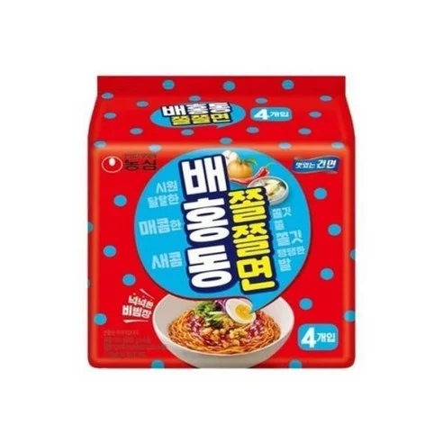 농심 배홍동 쫄쫄면 129g x 32개