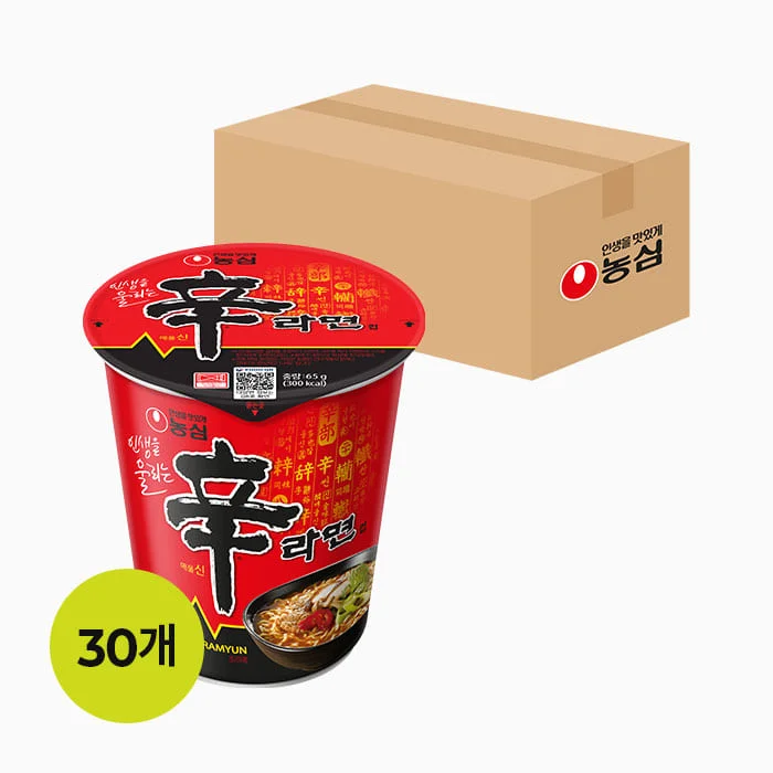 신라면컵소 65g x 30개
